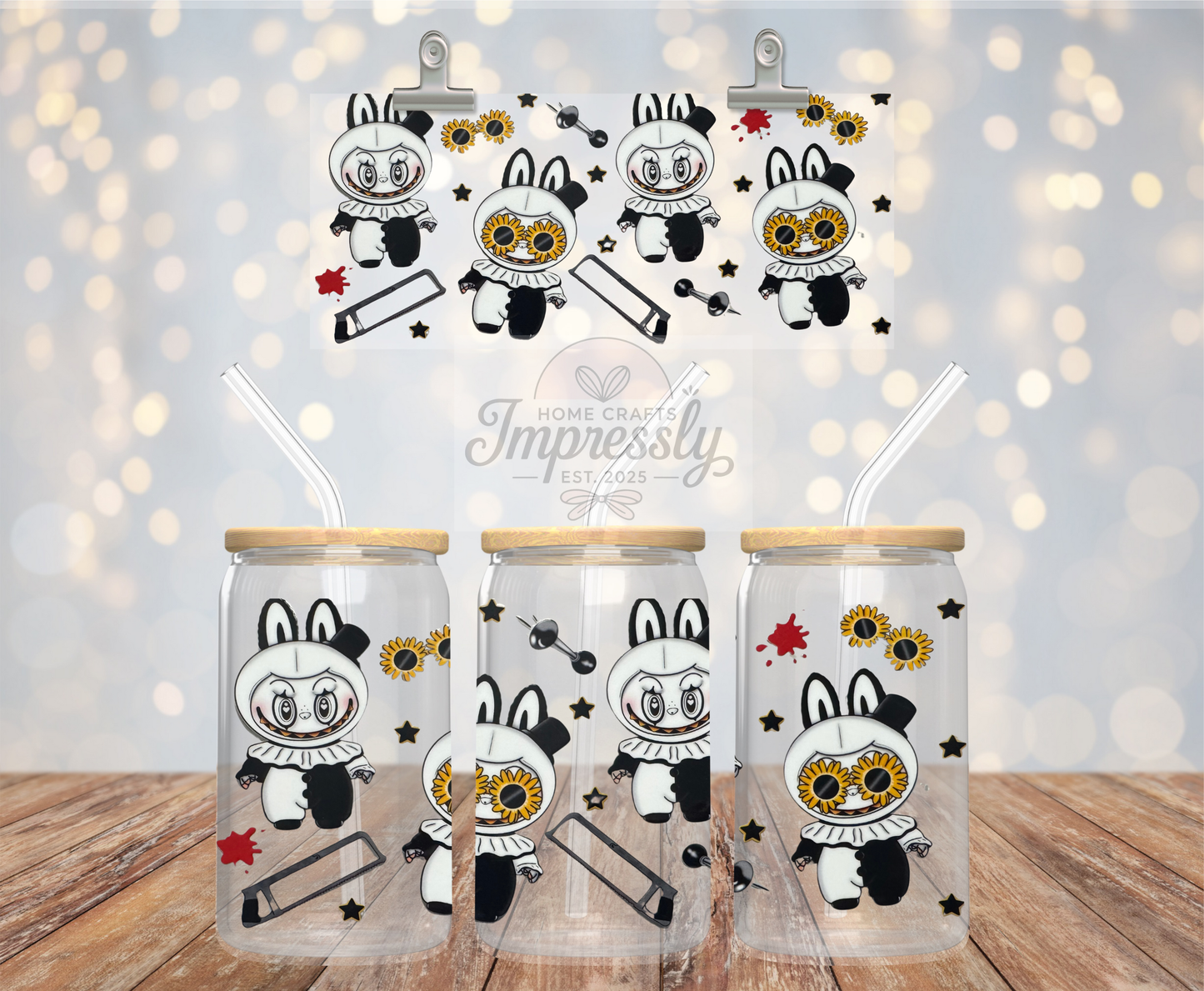 Art the clown LABUBU Cup