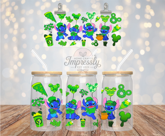 Blue Man St. Patricks Day Cup