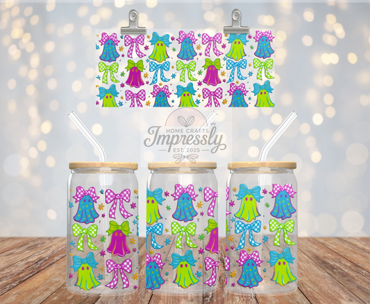 Neon Ghost  & Bows Cup