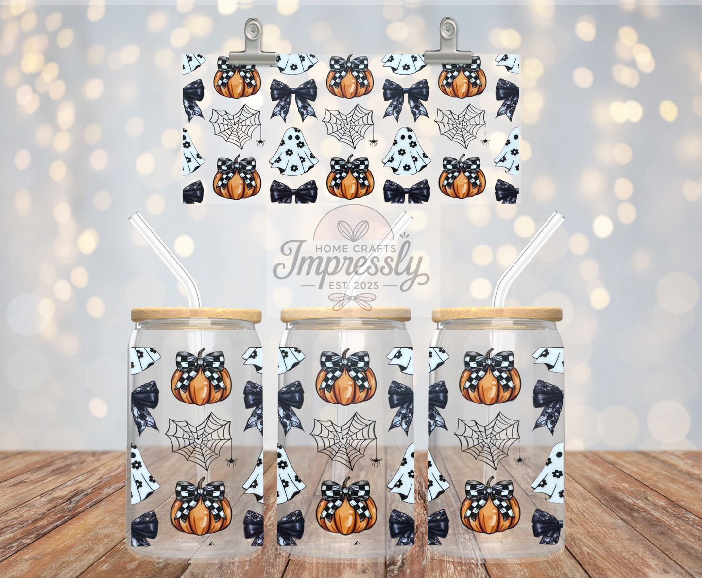 Lacey Pumpkin Ghost Cup