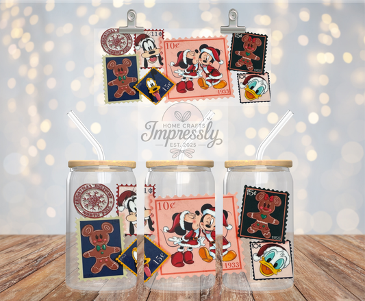 Mickey Christmas Stamp Cup