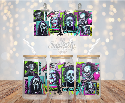 Neon Horror Slasher Cup