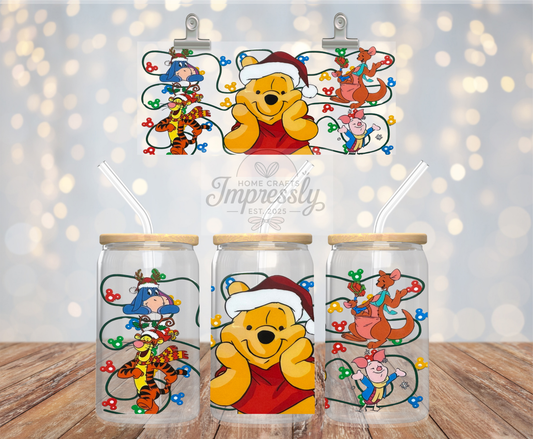 Pooh Christmas Lights Cup